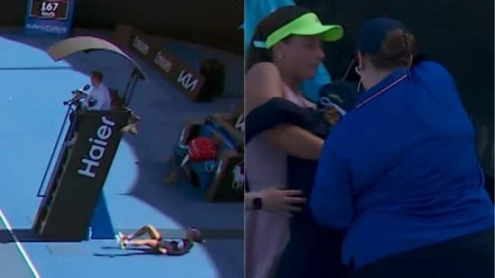 ഓസ്ട്രേലിയൻ ഓപ്പണിൽ ബോൾ ഗേളിന് തുണയായി തുർക്കിഷ് ടെന്നീസ് താരം; മാനവികതയുടെ ഉജ്ജ്വല മാതൃക